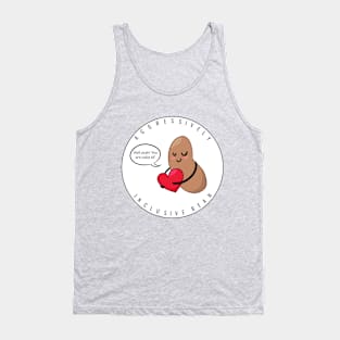 Plain Red Heart: Aggressively Inclusive Bean Tank Top